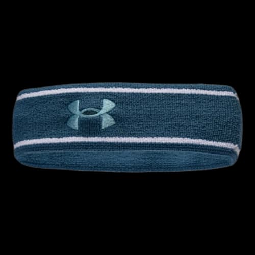 Under Armour Striped Performance Terry Headband 'Blue Teal'