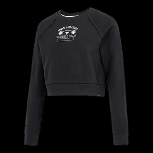 Under Armour Project Rock Home Gym Fleece Sweatshirt 'Black' (Women's)
