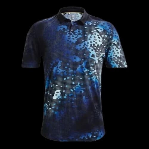 Under Armour Curry Polar Polo Shirt 'Blue Black'