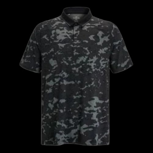 Under Armour Iso-Chill Charged Camo Polo Shirt 'Black'