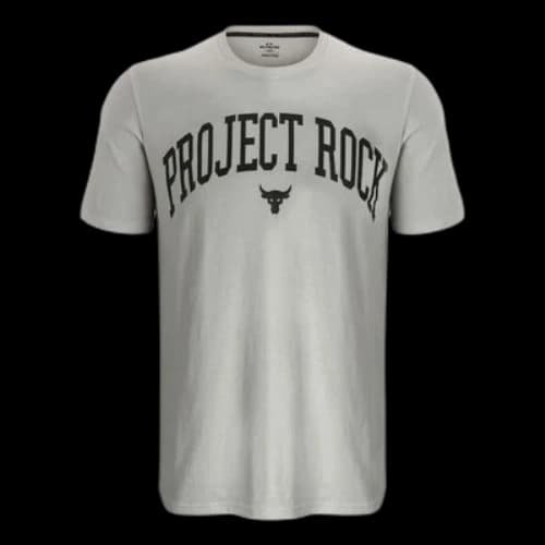 Under Armour Project Rock Tee 'Peak White'