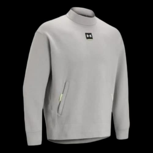 Under Armour Summit Knit Mock Fleece Top 'Grey'