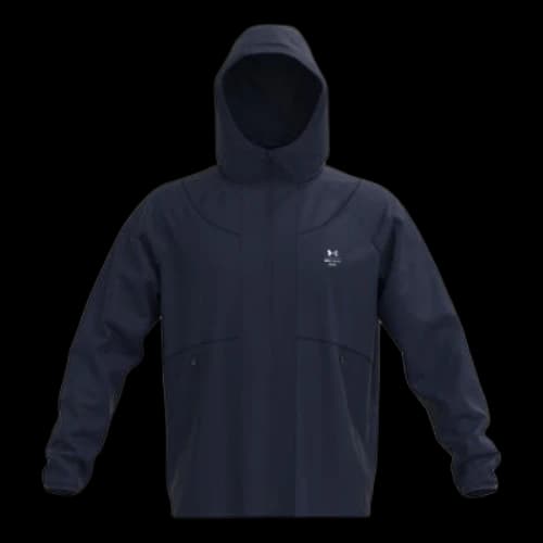 Under Armour Rush Fleece Full Zip Hoodie Jacket 'Blue'