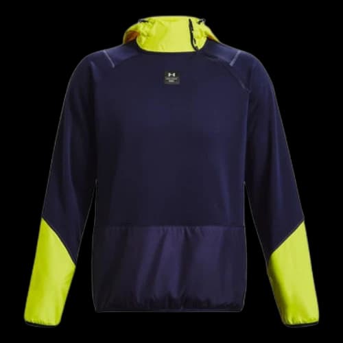 Under Armour Rush Fleece Hoodie 'Navy Lime'
