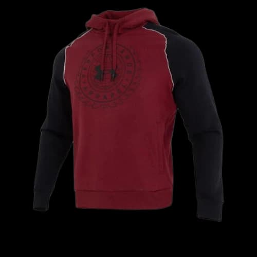 Under Armour Rival Logo Hoodie 'Burgundy'