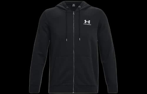 Under Armour Essential Fleece Full Zip Hoodie 'Black'