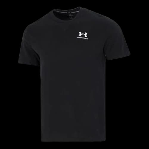 Under Armour Logo Embroidered Heavyweight Short Sleeve T-shirt 'Black White'