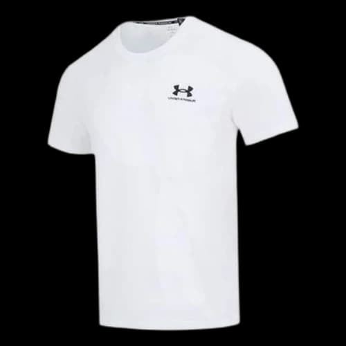 Under Armour Logo Embroidered Heavyweight Short Sleeve T-shirt 'White'