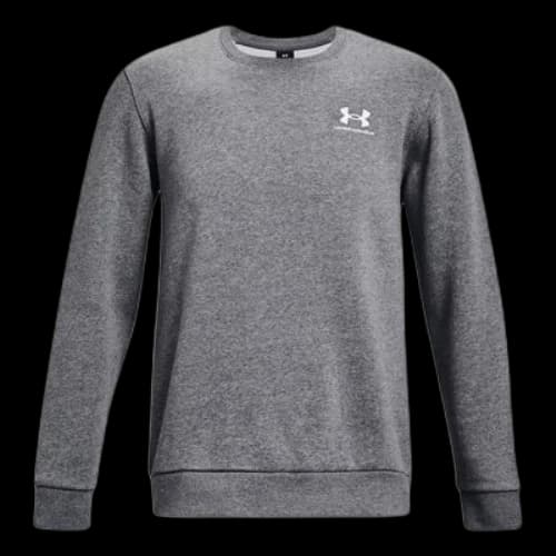 Under Armour Icon Fleece Crew Sweatshirt 'Pitch Grey Medium Heather'