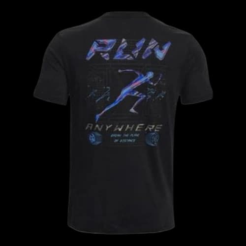 Under Armour Run Anywhere T-Shirt 'Black Multi'