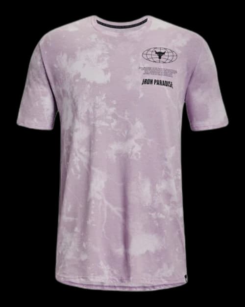 Under Armour Project Rock Statement Short Sleeve T-shirt 'Light Purple'