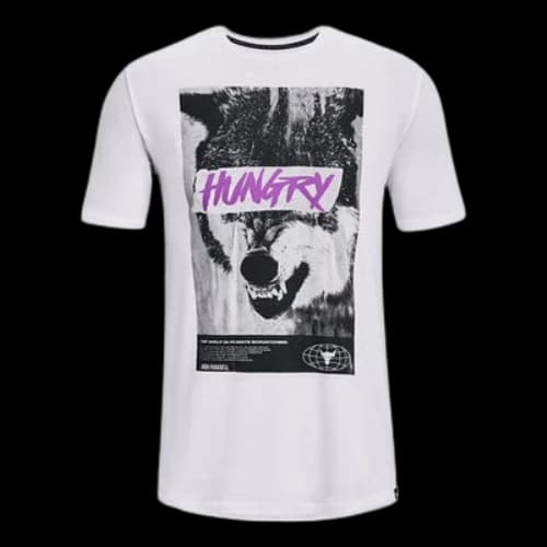 Under Armour Project Rock Statement Hungry T-shirt 'White'