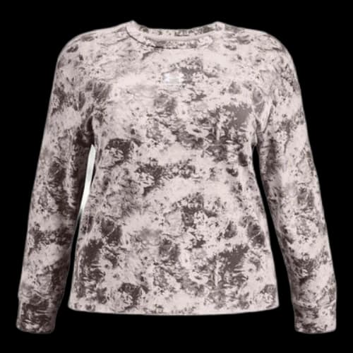Under Armour Rival Terry Printed Crew Shirt 'Multi-Color' (Women's)