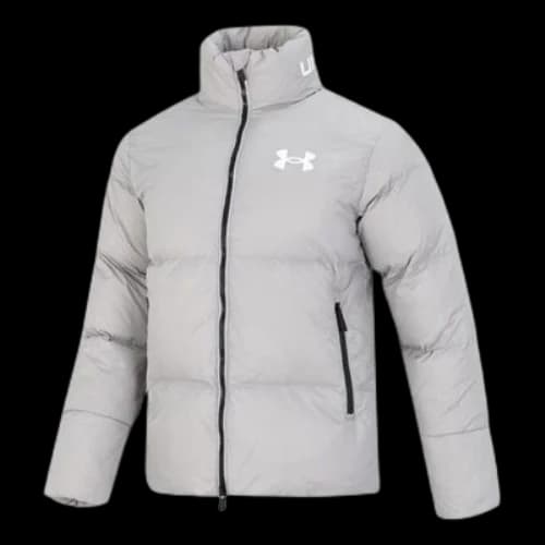 Under Armour Logo Puffer Jacket 'Light Grey'