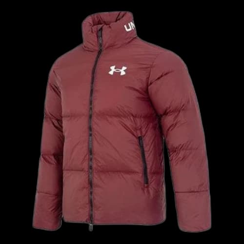 Under Armour Logo Puffer Jacket 'Burgundy'