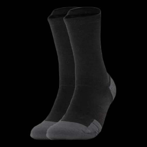 Under Armour 1 Iso-Chill ArmourDry Mid Socks 'Black Grey'