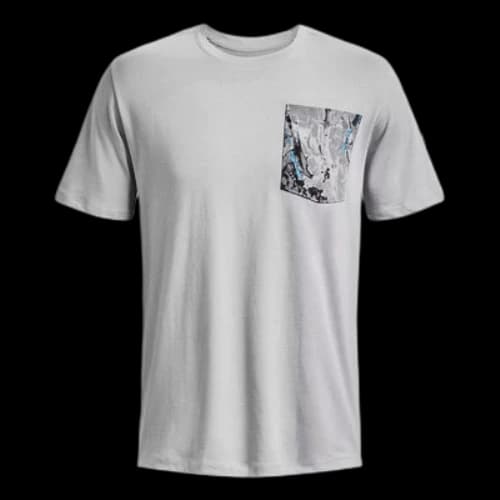 Under Armour Printed Pocket T-shirt 'Light Grey'