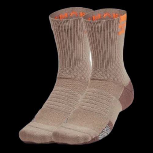 Under Armour Armourdry Playmaker Mid-Crew Socks 'Brown'