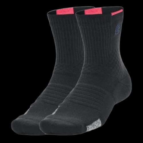 Under Armour Armourdry Playmaker Mid-Crew Socks 'Black'