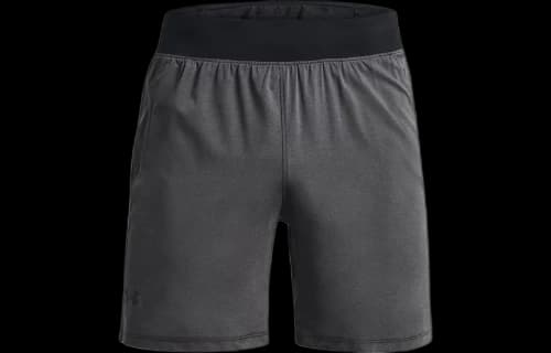 Under Armour Launch Elite 7 inch Shorts 'Black Grey'