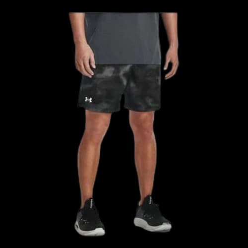 Under Armour Vanish Woven 6" Printed Camo Shorts 'Black Grey'