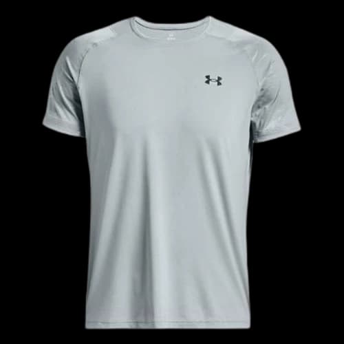 Under Armour Rush Emboss Short Sleeve T-Shirt 'Grey Blue'