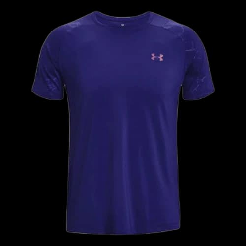 Under Armour Rush Emboss Short Sleeve T-Shirt 'Blue'