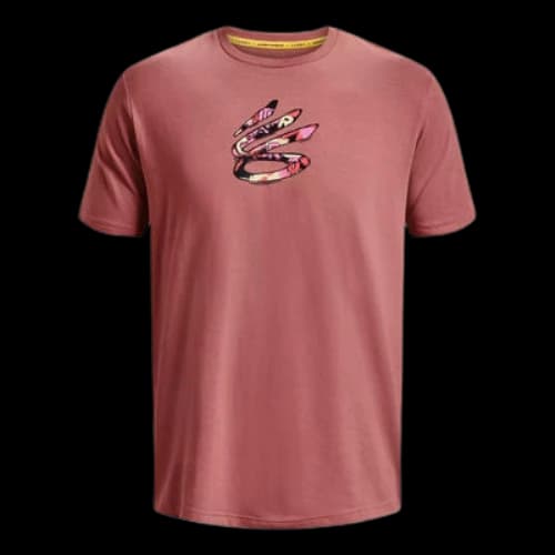 Under Armour Curry Comic Fill Short Sleeve T-shirt 'Red Fusion'