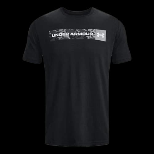 Under Armour Camo Chest Stripe Short Sleeve T-shirt 'Black White'
