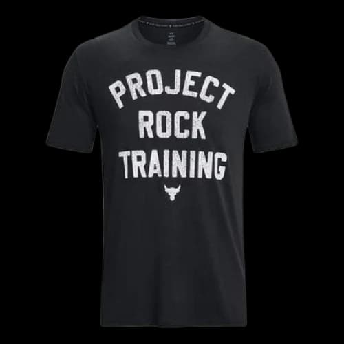 Under Armour Project Rock Training T-Shirt 'Black'