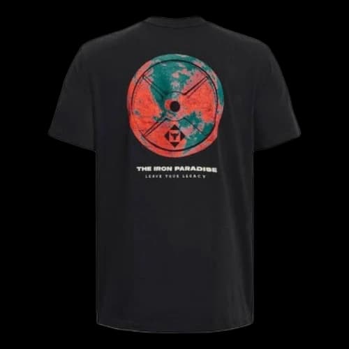 Under Armour Project Rock Globe Heavyweight Short Sleeve T-shirt 'Black'