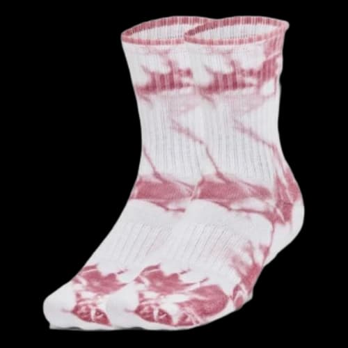 Under Armour Core Shorts Socks 'White Pink'