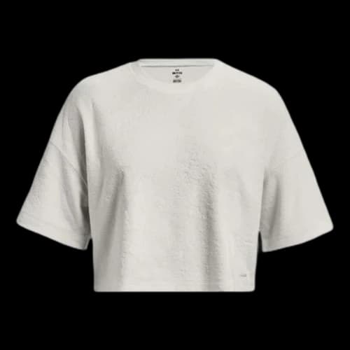 Under Armour Journey Terry Cropped T-shirt 'Grey' (Women's)