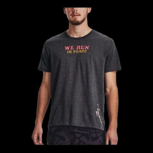 Under Armour We Run In Peace T-shirt 'Washed Black'