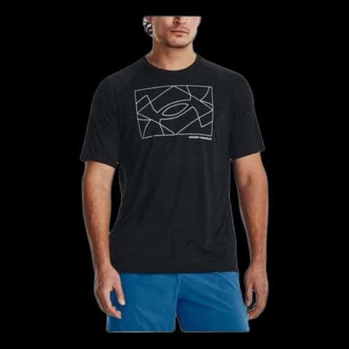 Under Armour Velocity Logo Tee 'Black'