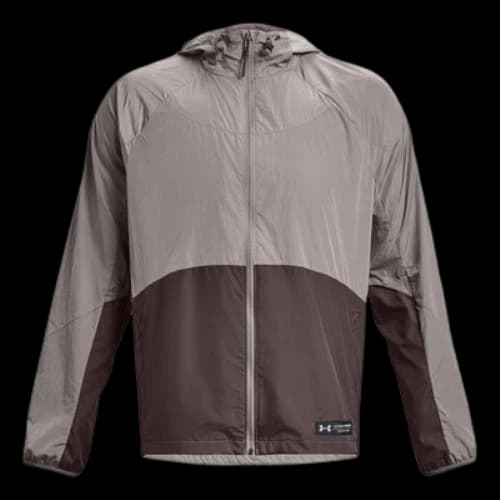 Under Armour Rush Woven Full-Zip Jacket 'Taupe Brown'