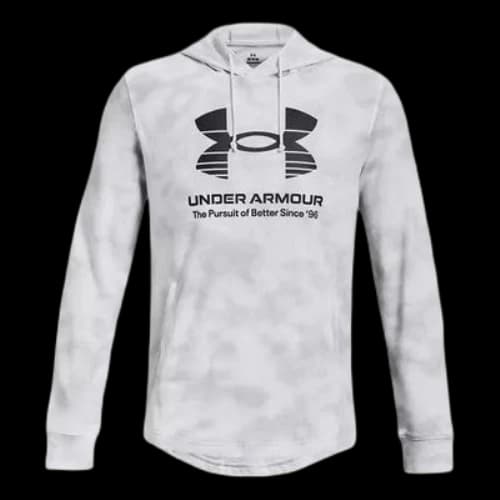 Under Armour Rival Terry Hoodie 'White Grey'