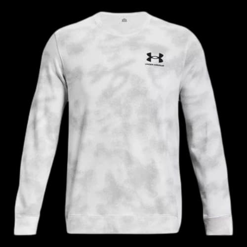 Under Armour Rival Terry Nov Crew 'White Grey'