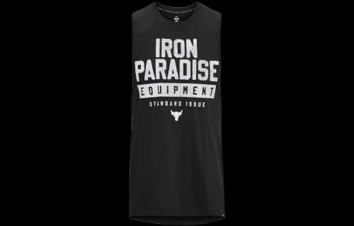 Under Armour Project Rock Iron Paradise Tank 'Black'