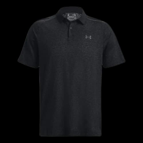Under Armour Iso-Chill Heather Polo Shirt 'Black'