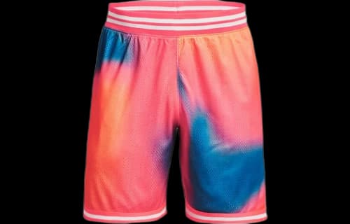 Under Armour Curry 8 inch Heavyweight Mesh Basketball Shorts 'Pink Tie Dye'