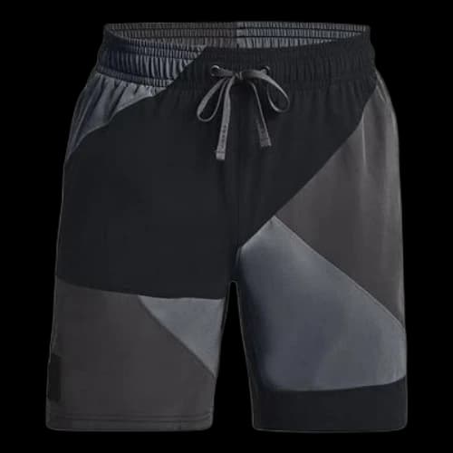 Under Armour Curry Woven 7 inch Basketball Shorts 'Black Grey'