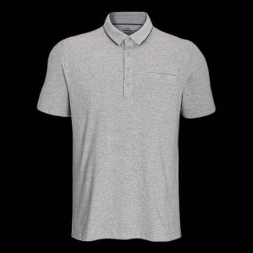 Under Armour Luxe Heather Polo Shirt 'Grey'