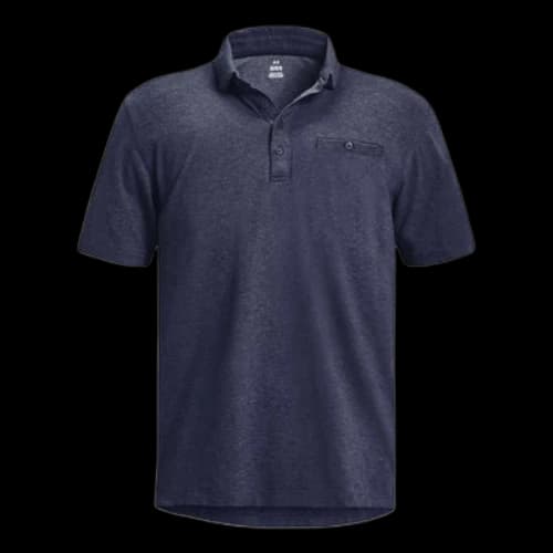 Under Armour Luxe Heather Polo Shirt 'Dark Blue'
