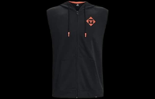 Under Armour Project Rock Sleeveless Hoodie 'Black Multi'