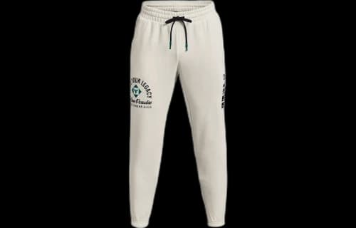 Under Armour Project Rock Heavyweight Terry Pants 'Ivory Black'