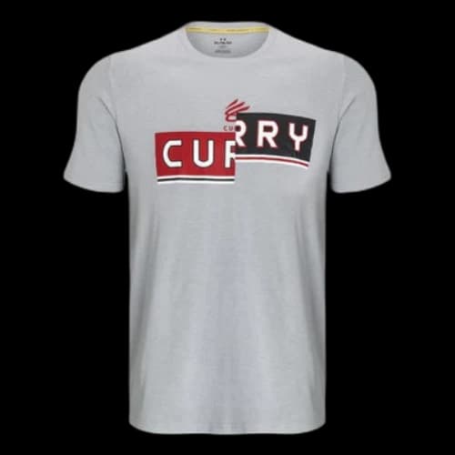 Under Armour Curry Logo Basketball T-shirt 'Grey'