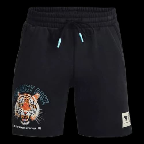 Under Armour Project Rock Rival Solid Shorts 'Black'
