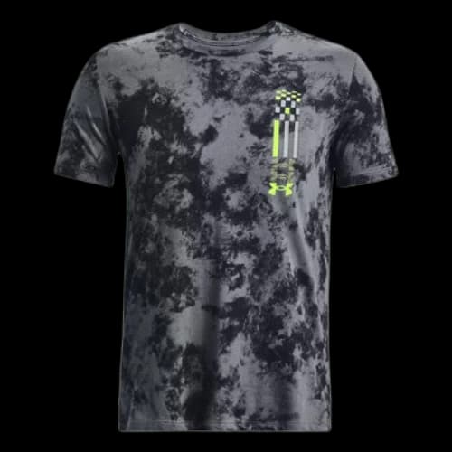 Under Armour Run Anywhere Short Sleeve T-Shirt 'Grey Neon Green'
