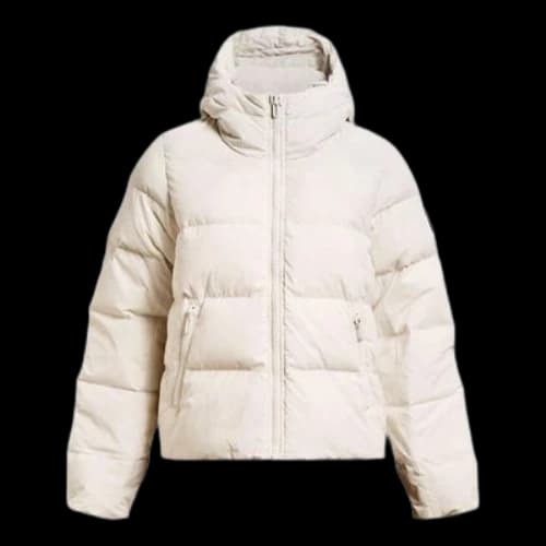 Under Armour ColdGear Infrared Down Hooded Jacket 'Beige' (Women's)